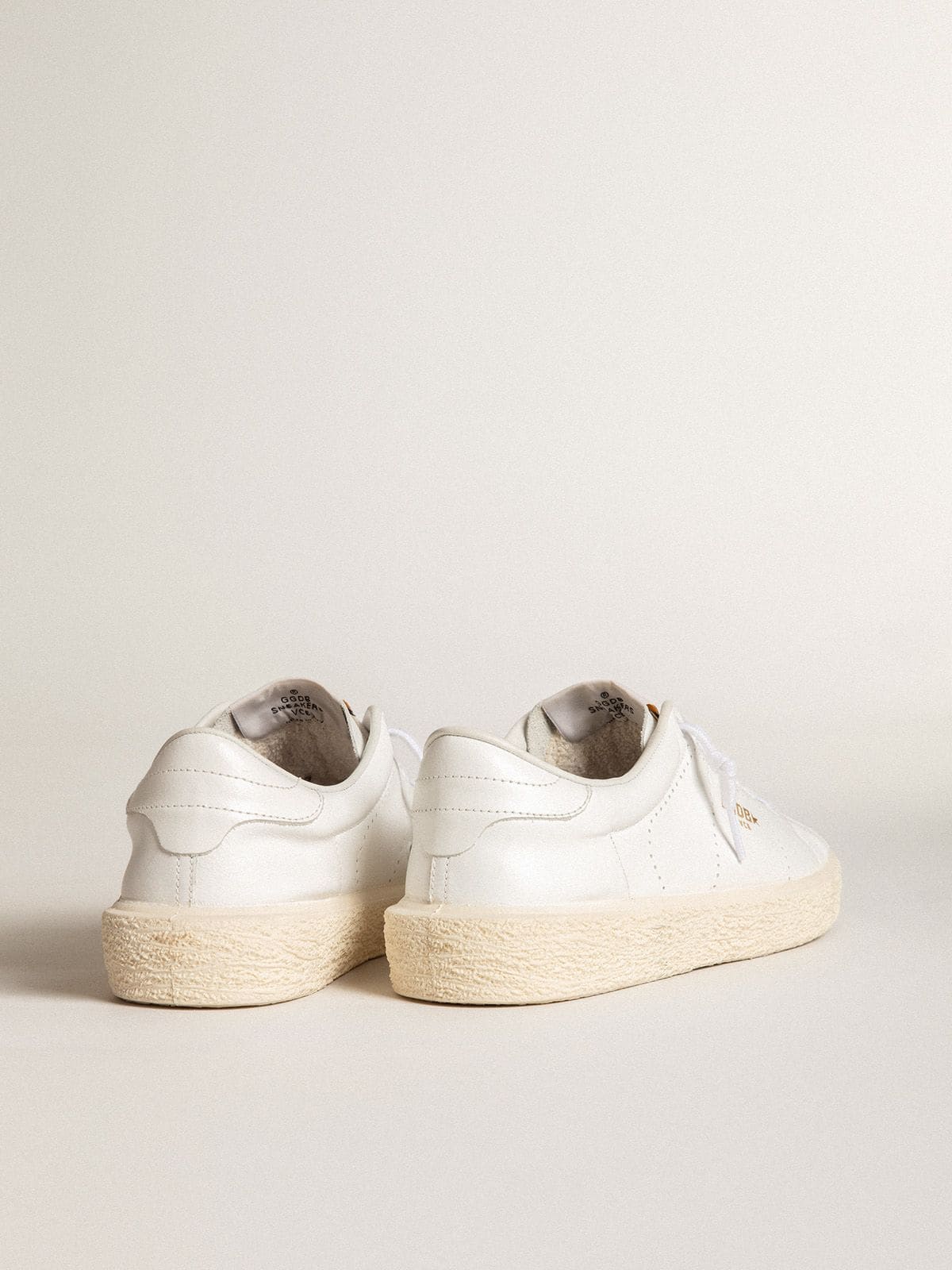Women’s Tennis in white leather - Golden Goose Women