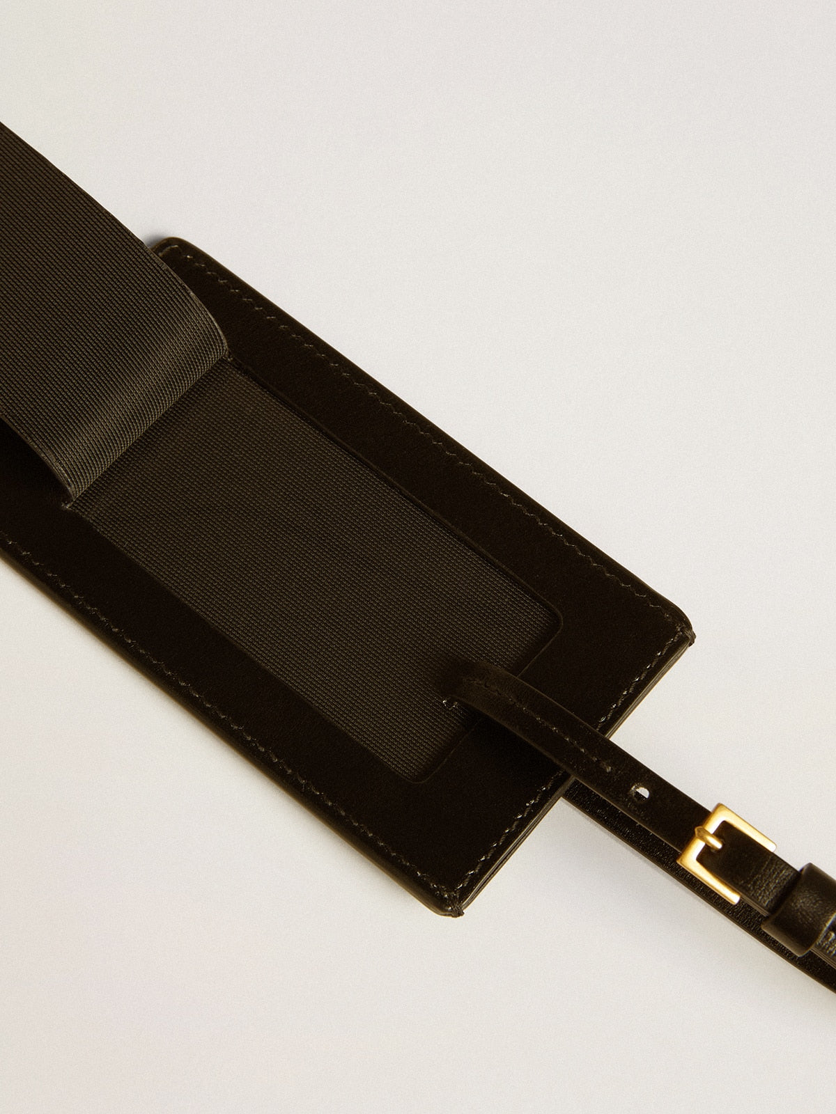 Black luggage tag - Golden Goose Women