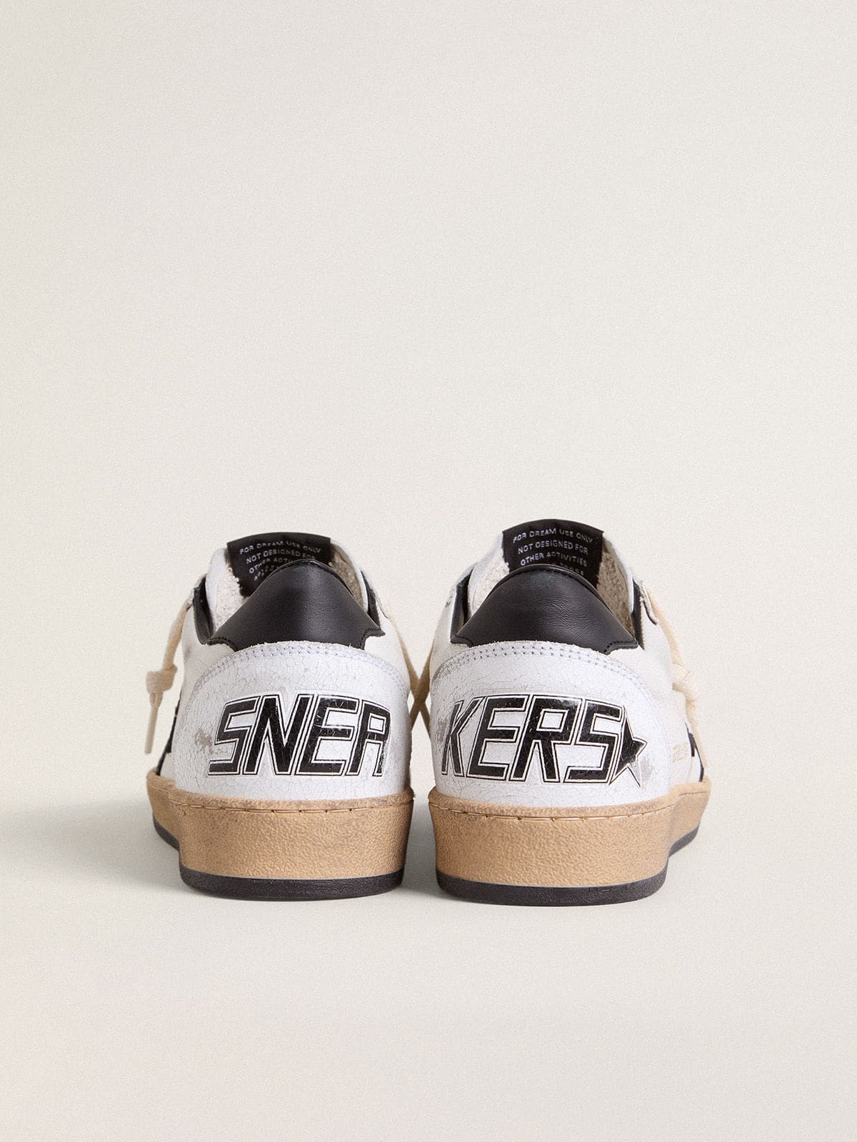 Women's Ball Star in nappa with black star and black heel tab - Golden Goose Women
