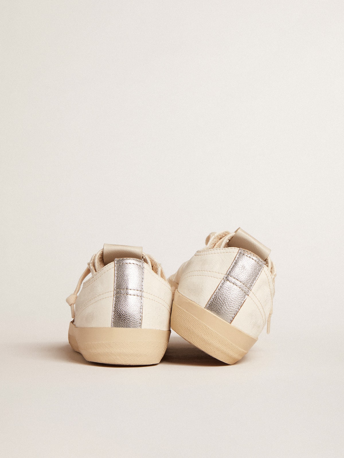 V-Star in nappa with pony skin star and silver heel tab - Golden Goose Women