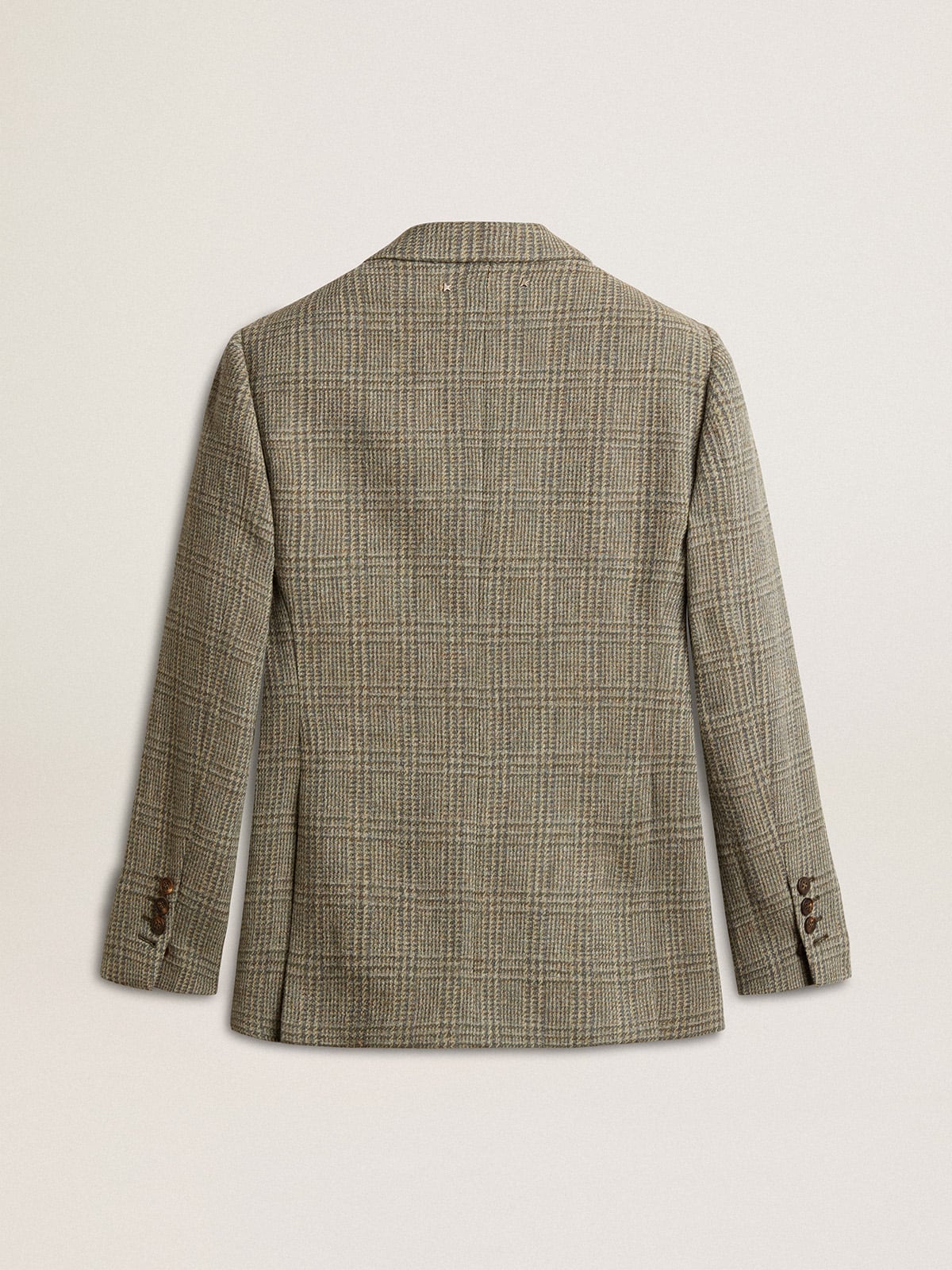 Women's double-breasted blazer in Shetland wool - Golden Goose Women