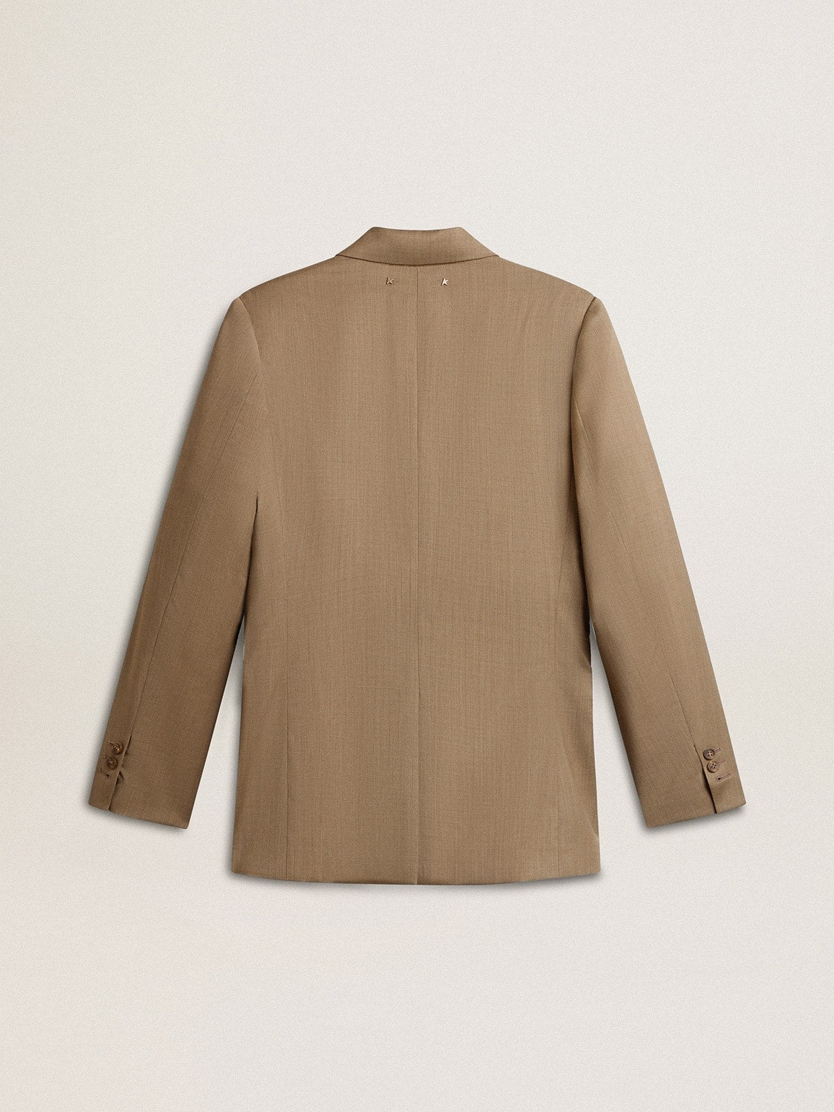 Women's dove-gray double-breasted blazer - Golden Goose Women