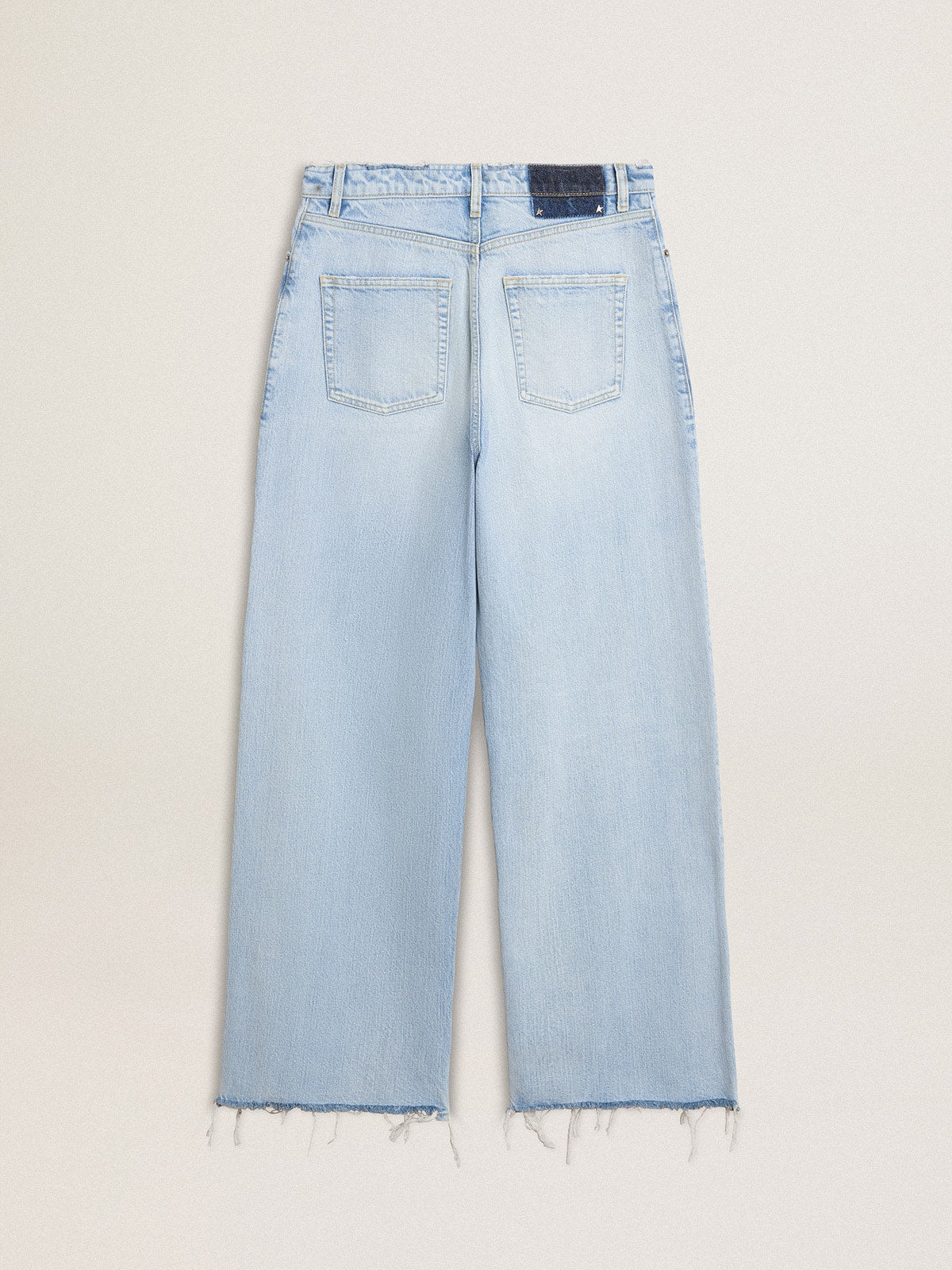 Women’s pants in lived-in effect denim - Golden Goose Women