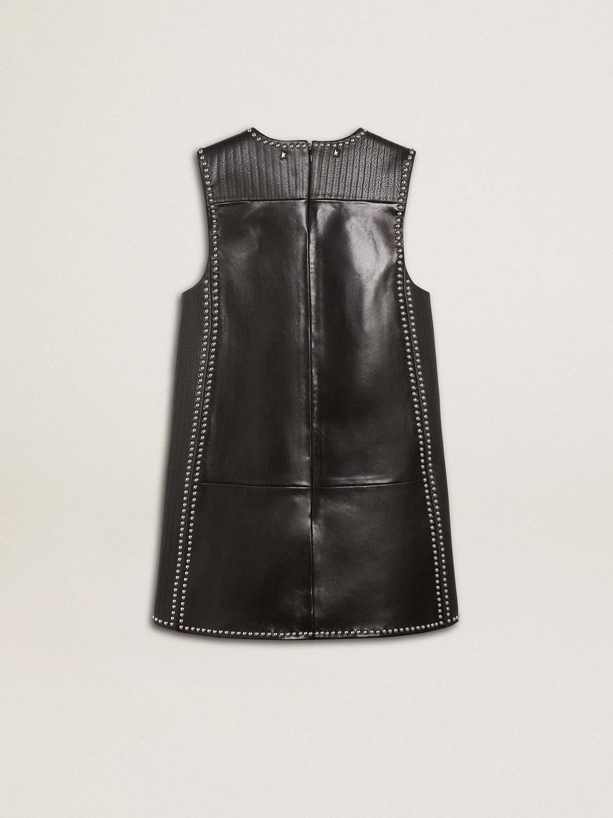 Women’s black nappa leather dress with studs - Golden Goose Women