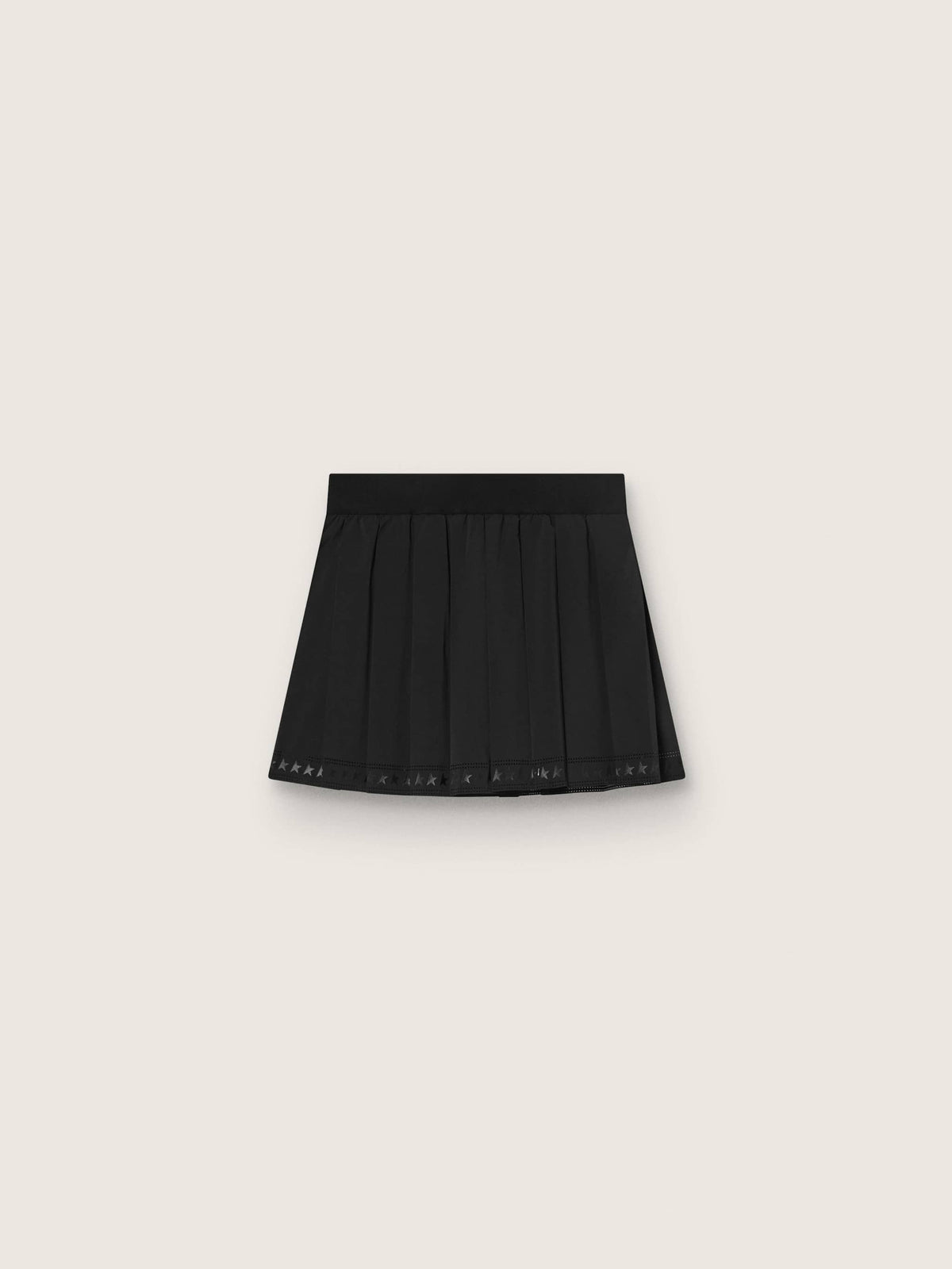 Pleated sports miniskirt in black - Golden Goose Women