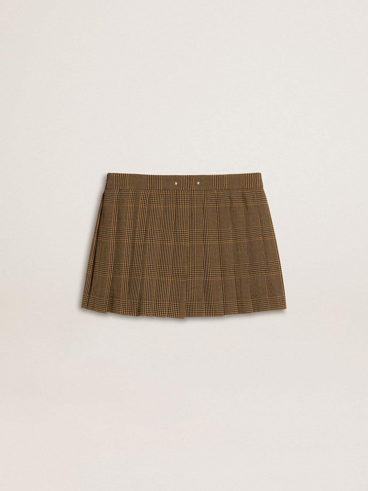 Wool pleated mini skirt - Golden Goose Women