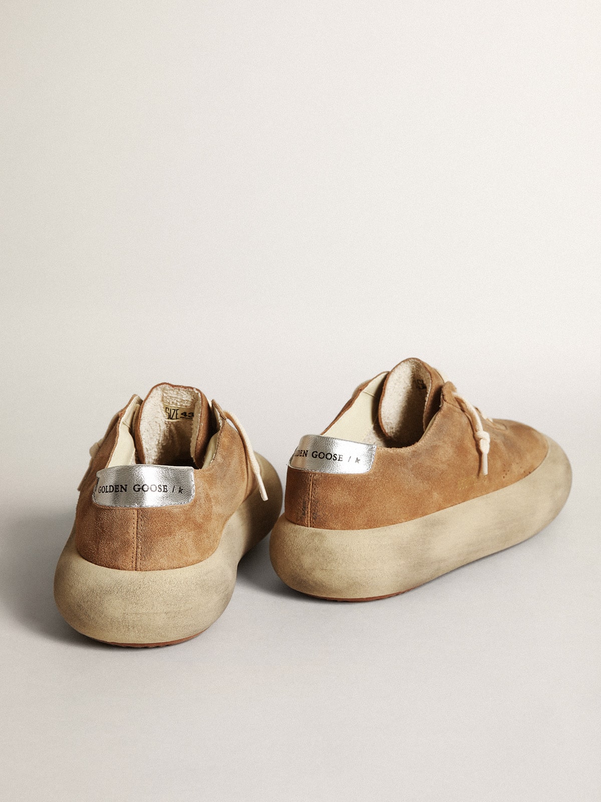 Men's Space-Star in tobacco-colored suede - Golden Goose Men