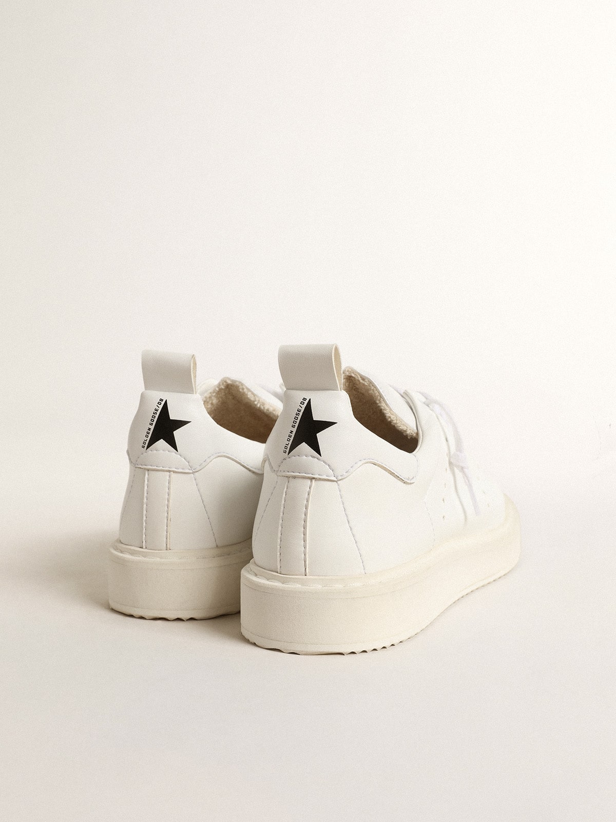 Men’s bio-based Starter with white star and heel tab - Golden Goose Men