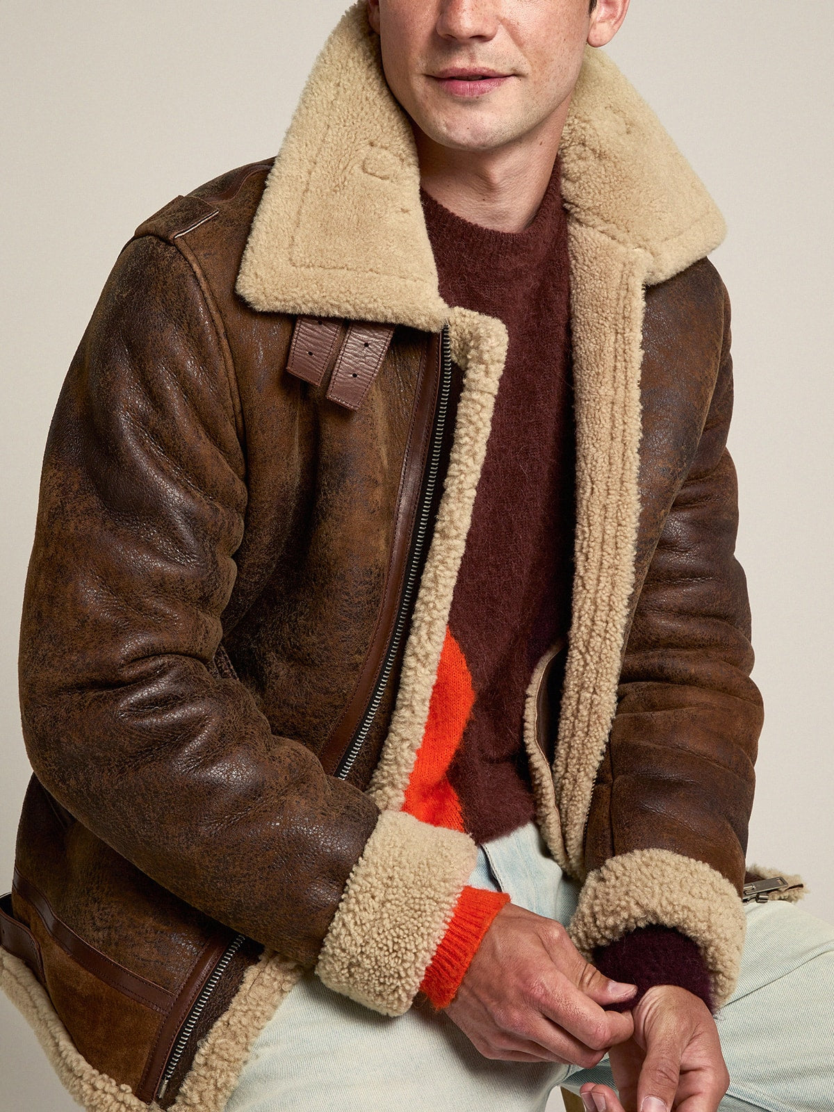 Journey Collection Arvel shearling jacket - Golden Goose Men