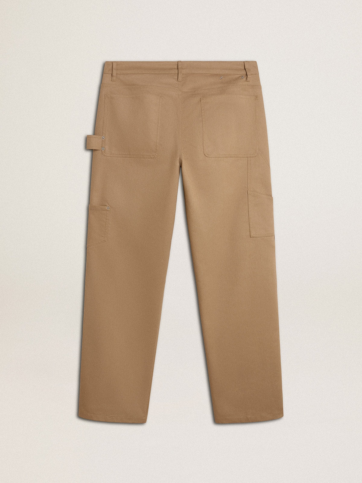 Men's beige pants with patches - Golden Goose Men