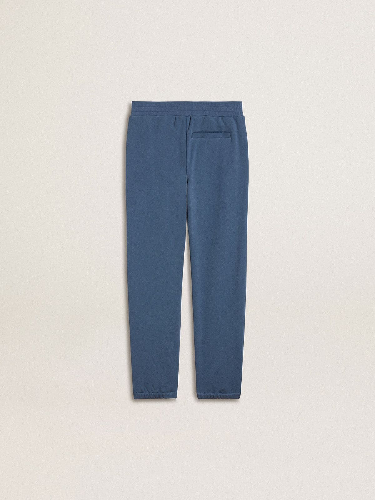 Kids’ blue joggers with embroidery - Golden Goose Kids