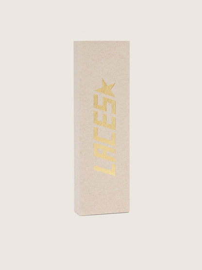 Burgundy LTD laces with embroidered hearts and contrast logo - Golden Goose Women|Men