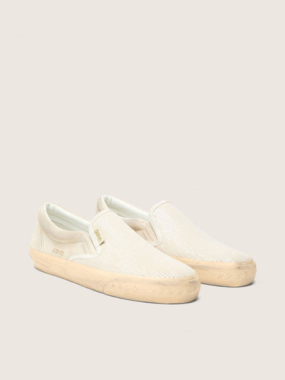 Men’s VCE Penstar in beige suede and pearl-colored sequins - Golden Goose Women