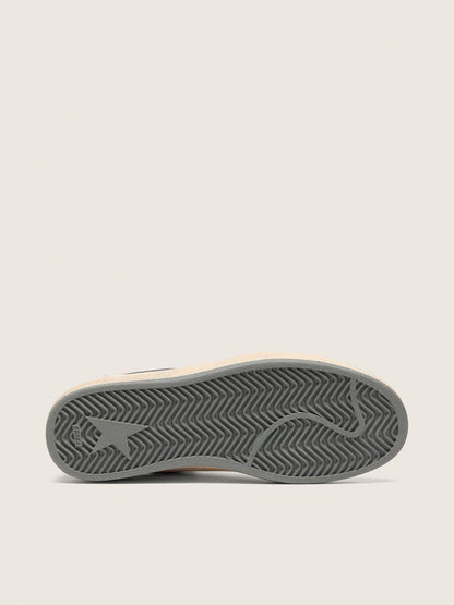 Women's Ball Star LTD in beige leather with pink mesh star and blue leather heel tab - Golden Goose Women