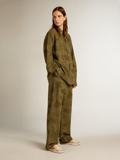 Women's Ball Star in suede with orange star and silver metallic heel tab - Golden Goose Women