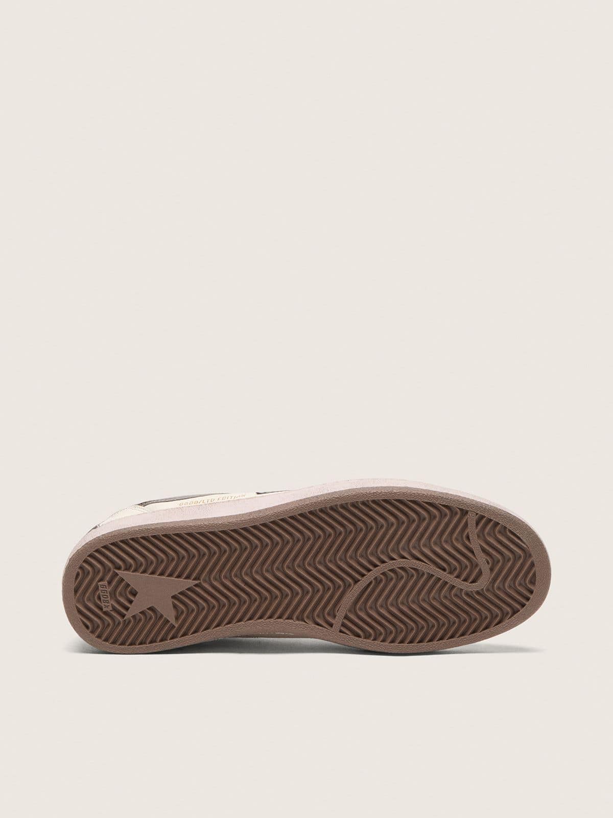 Women's Ball Star LTD in nappa leather with metallic bio-based star and inserts - Golden Goose Women