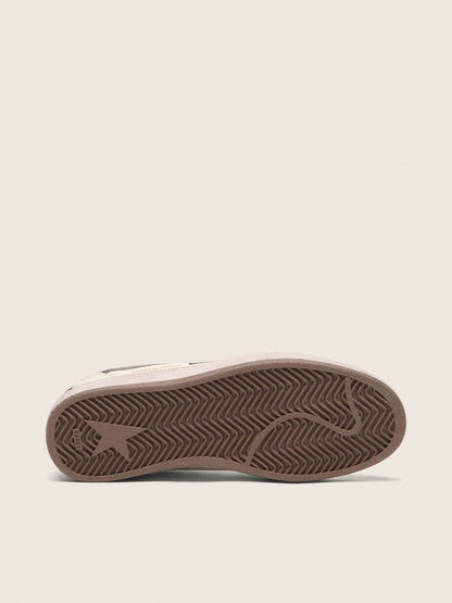 Women's Ball Star LTD in nappa leather with metallic bio-based star and inserts - Golden Goose Women