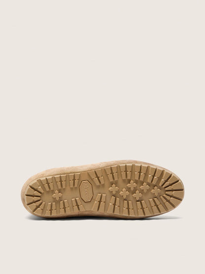 Women's Mid Star Ski in caramel suede with nubuck star and suede heel tab - Golden Goose Women
