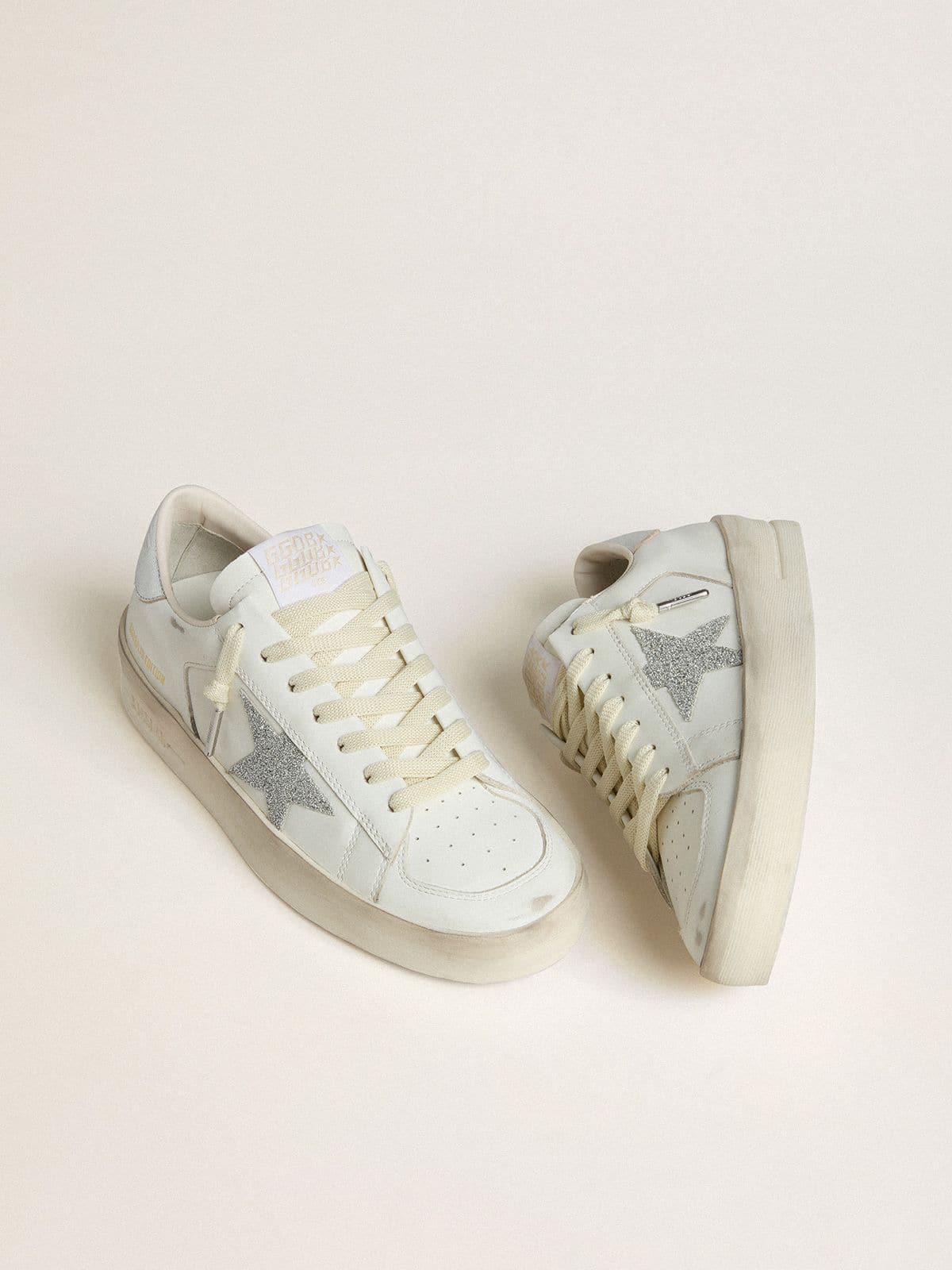Women’s Stardan LTD with Swarovski crystal star and metallic leather heel tab - Golden Goose Women