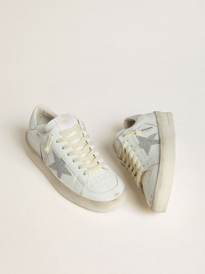 Women’s Stardan LTD with Swarovski crystal star and metallic leather heel tab - Golden Goose Women