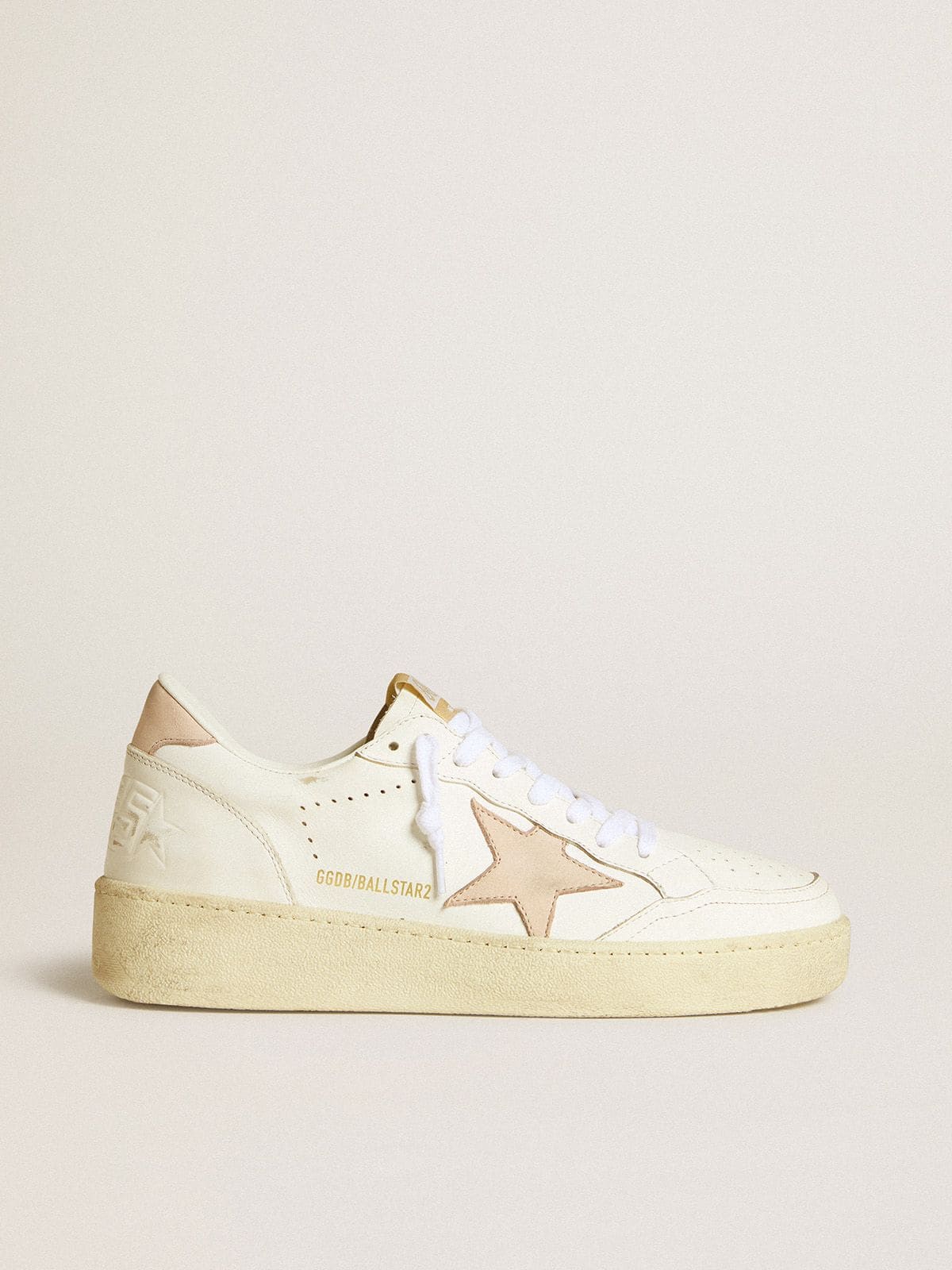 Women's Ball Star with pink nubuck star and heel tab - Golden Goose Women
