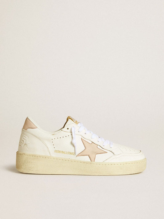 Women's Ball Star with pink nubuck star and heel tab - Golden Goose Women