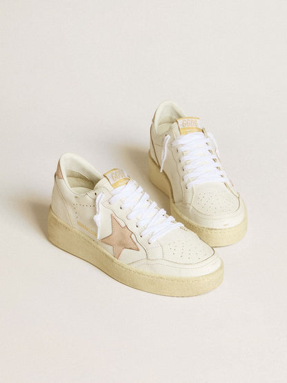Women's Ball Star with pink nubuck star and heel tab - Golden Goose Women