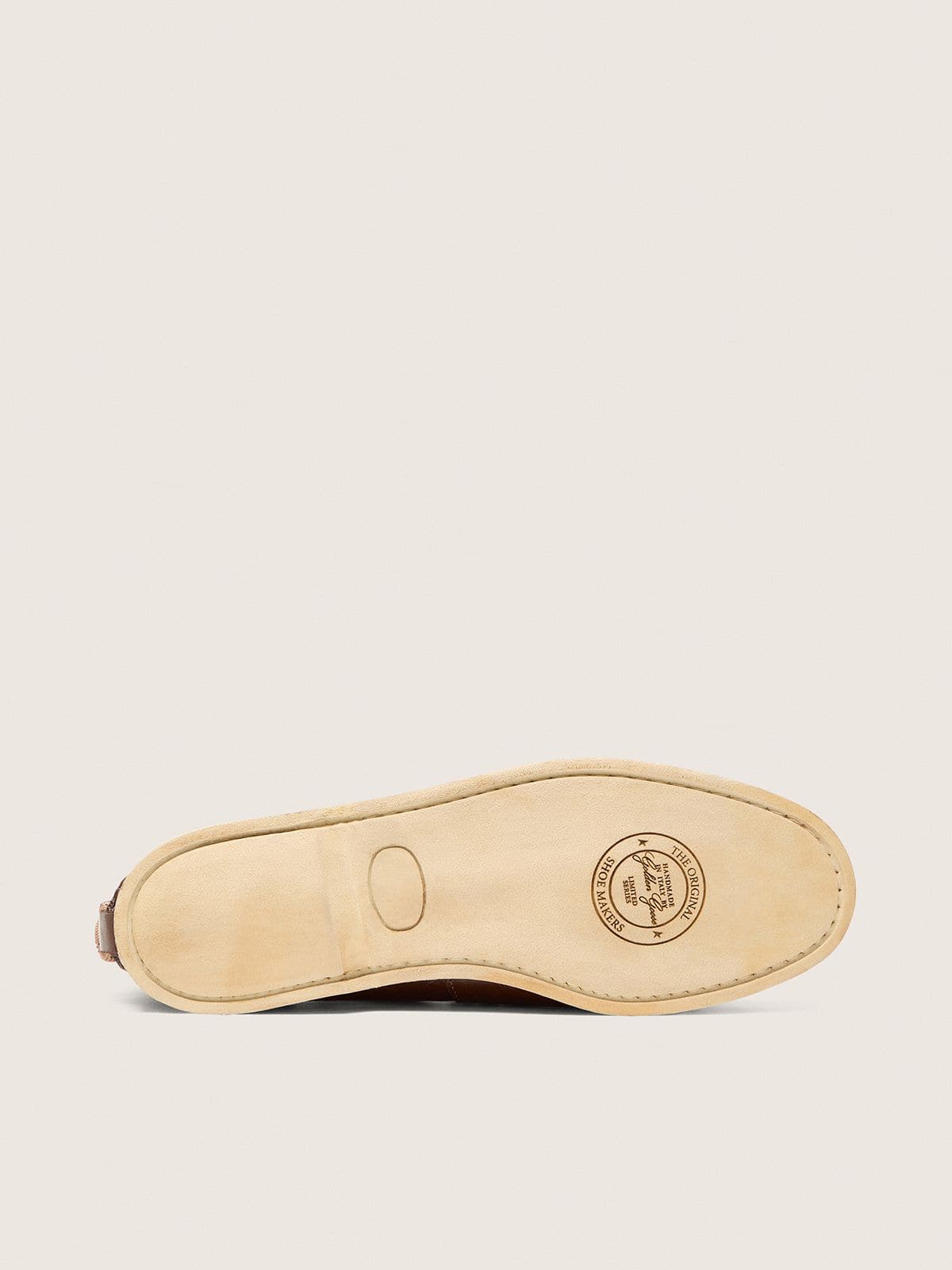 Women's Cruise loafer in glossy dark brown leather - Golden Goose Women