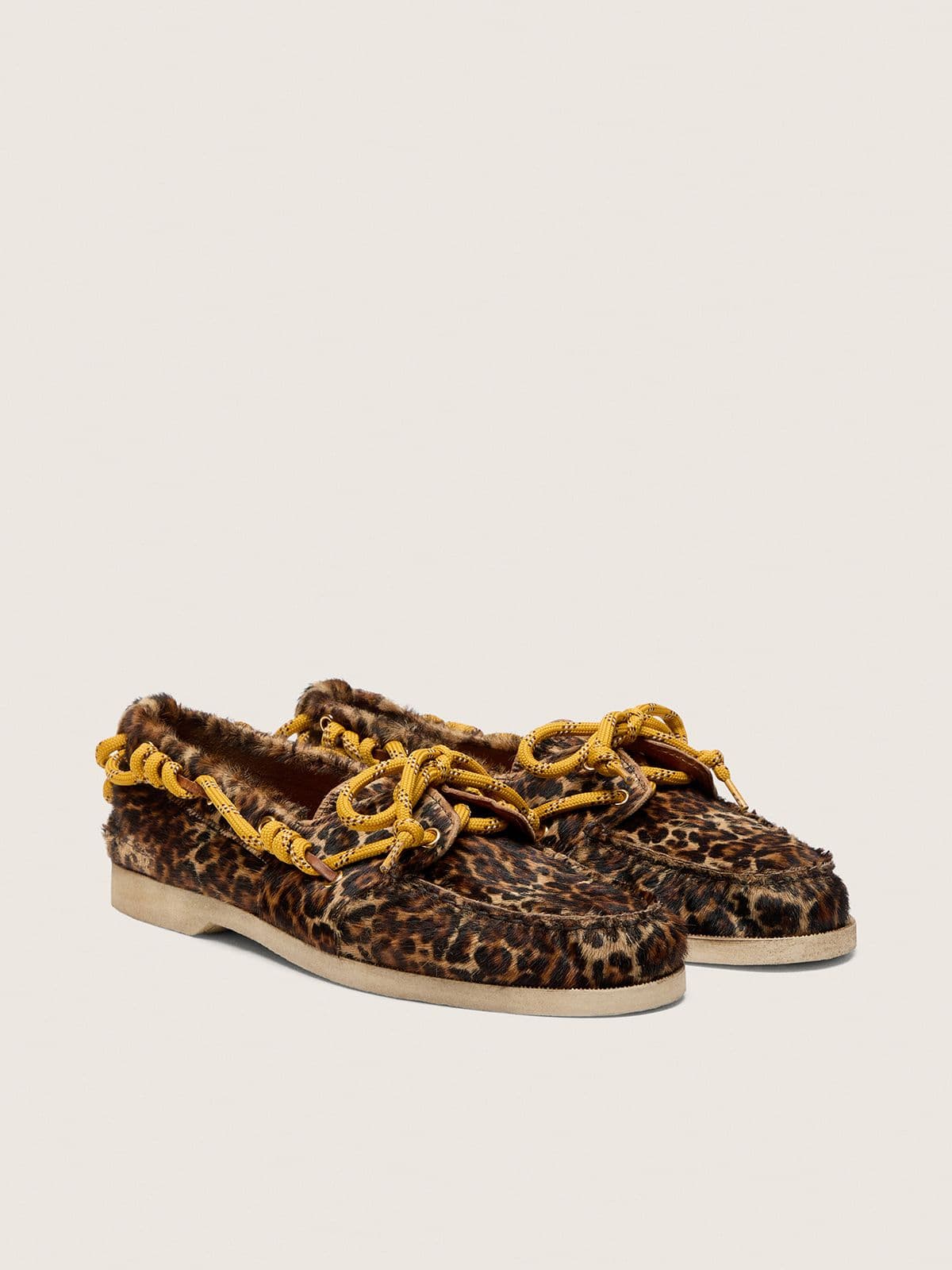 Women's Cruise loafer in leopard-print pony skin - Golden Goose Women