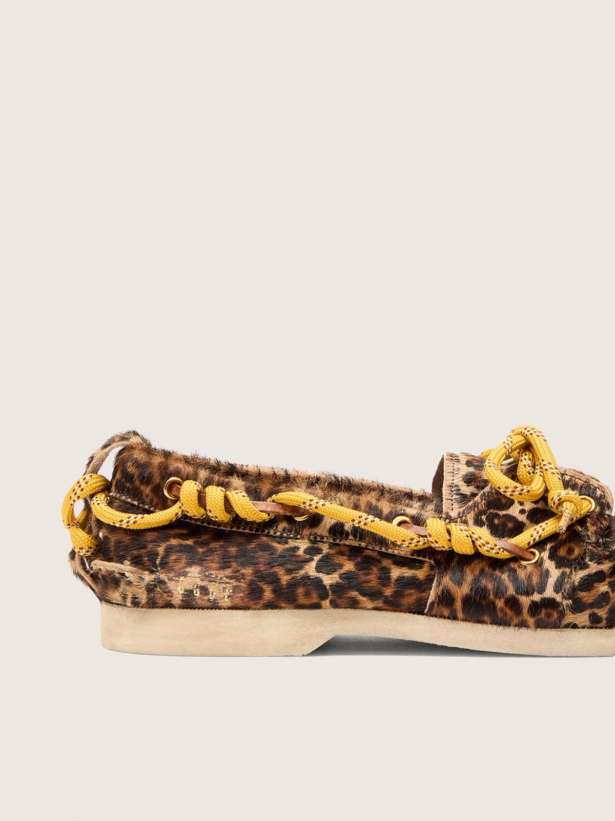 Women's Cruise loafer in leopard-print pony skin - Golden Goose Women