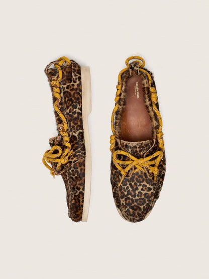 Women's Cruise loafer in leopard-print pony skin - Golden Goose Women