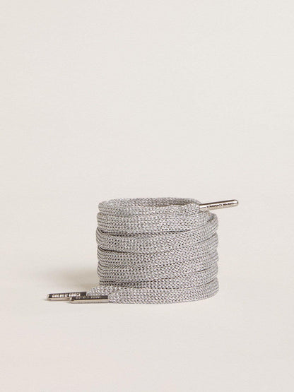 Silver lurex laces - Golden Goose Women|Men
