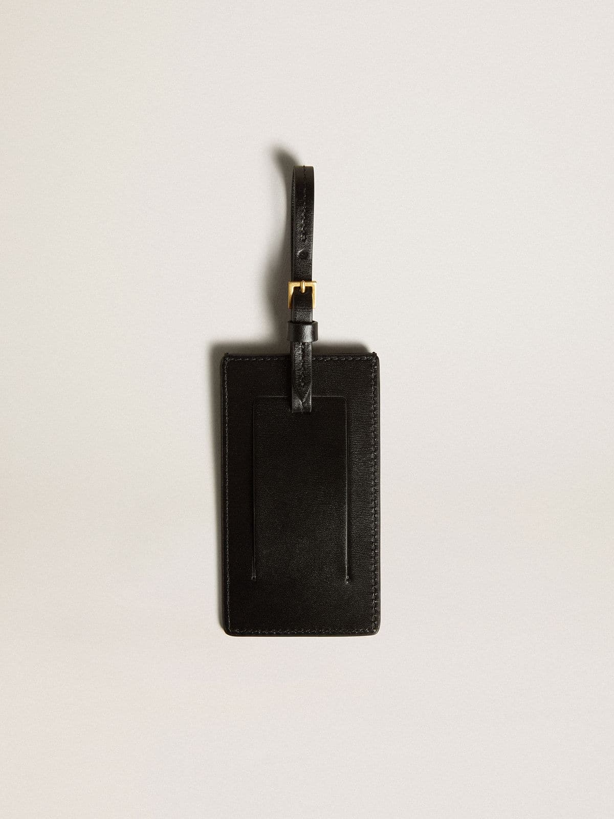 Black luggage tag - Golden Goose Women
