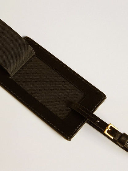Black luggage tag - Golden Goose Women