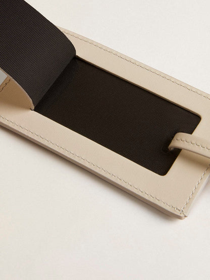 Worn white luggage tag - Golden Goose Women