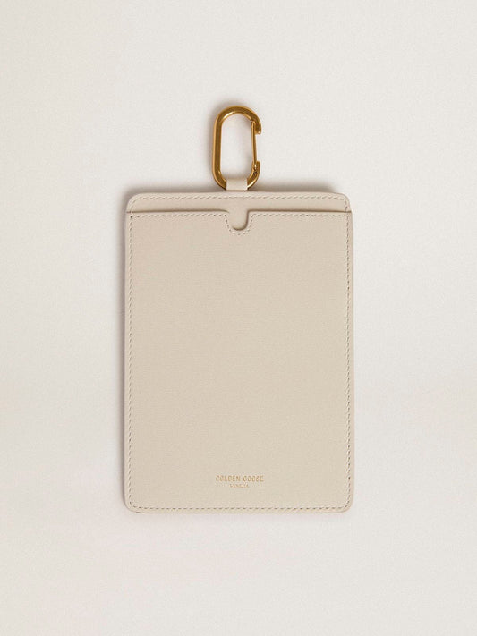 Worn white document holder - Golden Goose Women