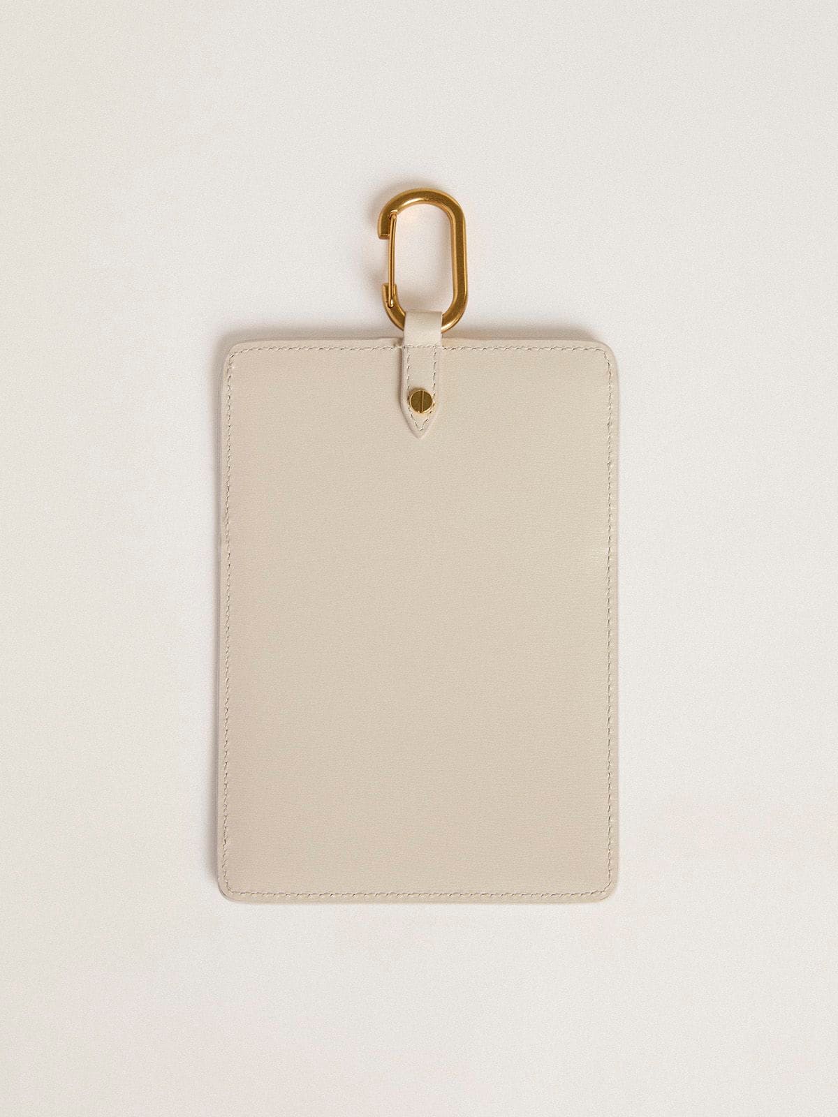 Worn white document holder - Golden Goose Women