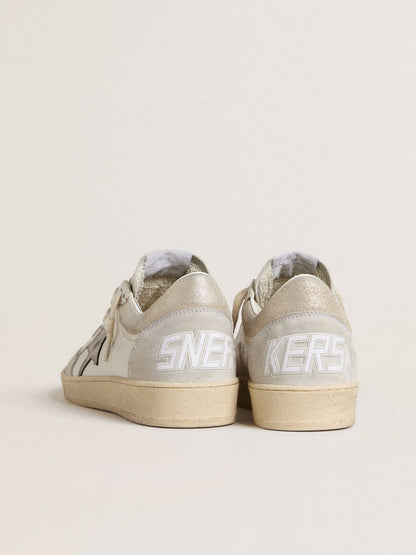 Women's Ball Star with metallic leather star and glossy leather heel tab - Golden Goose Women