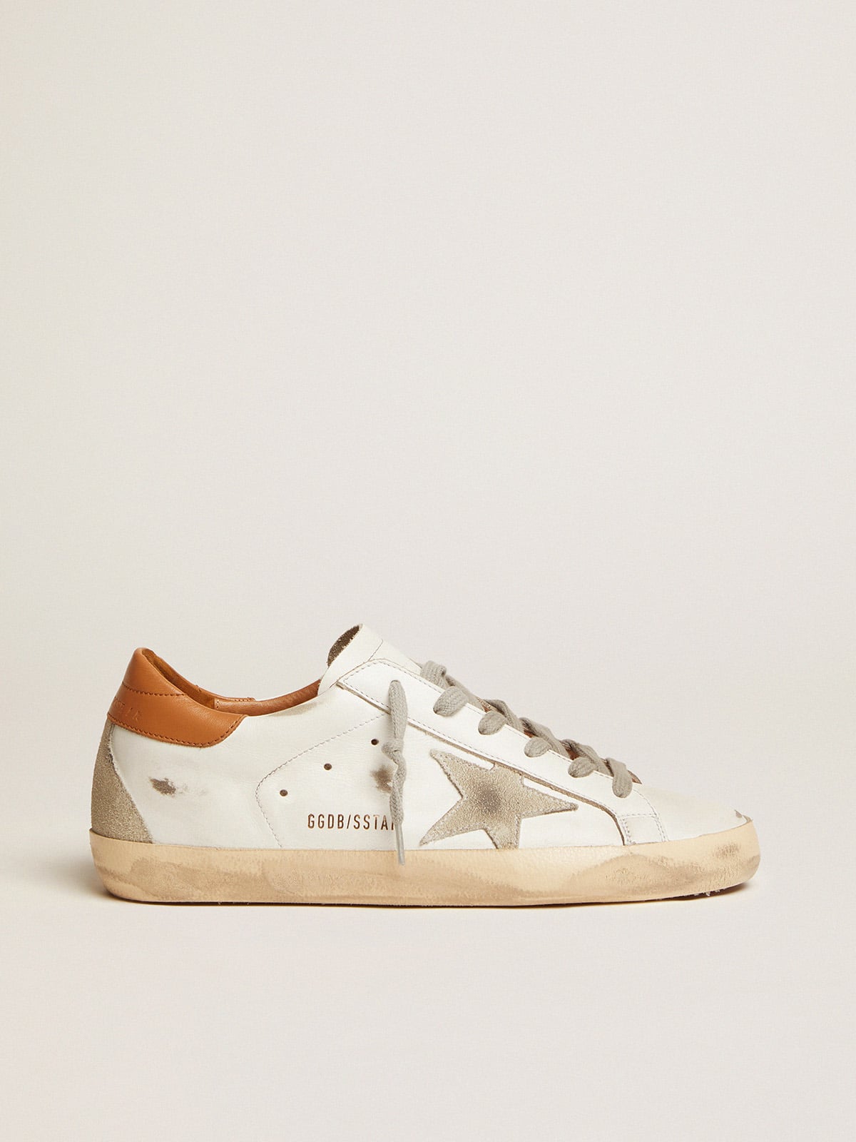 Women’s Super-Star sneakers with suede star and brown heel tab - Golden Goose Women