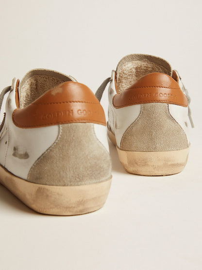Women’s Super-Star sneakers with suede star and brown heel tab - Golden Goose Women