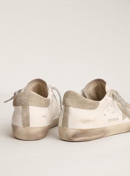Women’s Super-Star with gray suede star and heel tab - Golden Goose Women
