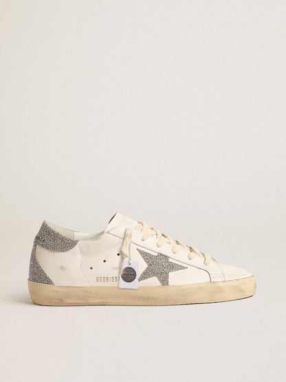 Women’s Super-Star with silver Swarovski crystal star and heel tab - Golden Goose Women