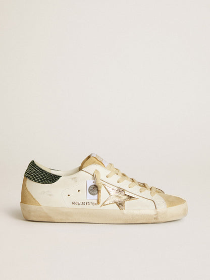 Women’s Super-Star LTD with leather star and Swarovski crystals heel tab - Golden Goose Women