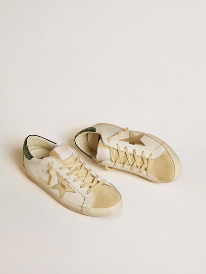 Women’s Super-Star LTD with leather star and Swarovski crystals heel tab - Golden Goose Women