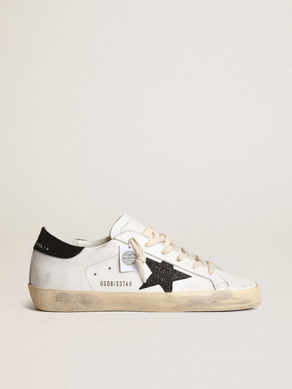 Sneaker black Swarovski crystals Super-Star LTD for women | Golden Goose - Golden Goose Women