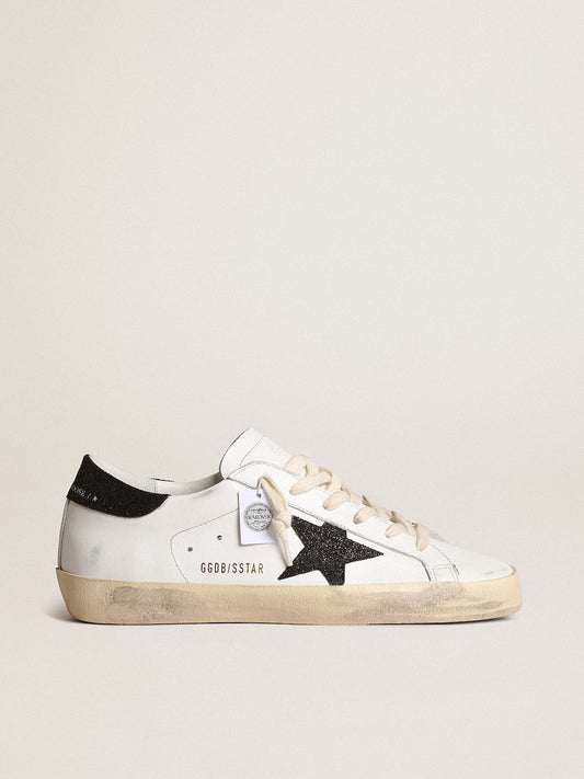 Sneaker black Swarovski crystals Super-Star LTD for women | Golden Goose - Golden Goose Women
