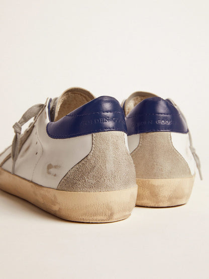 Women's blue and white Super-Star sneakers | Golden Goose - Golden Goose Women