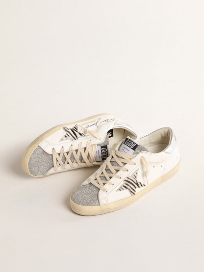 Super-Star with silver Swarovski crystal tongue - Golden Goose Women