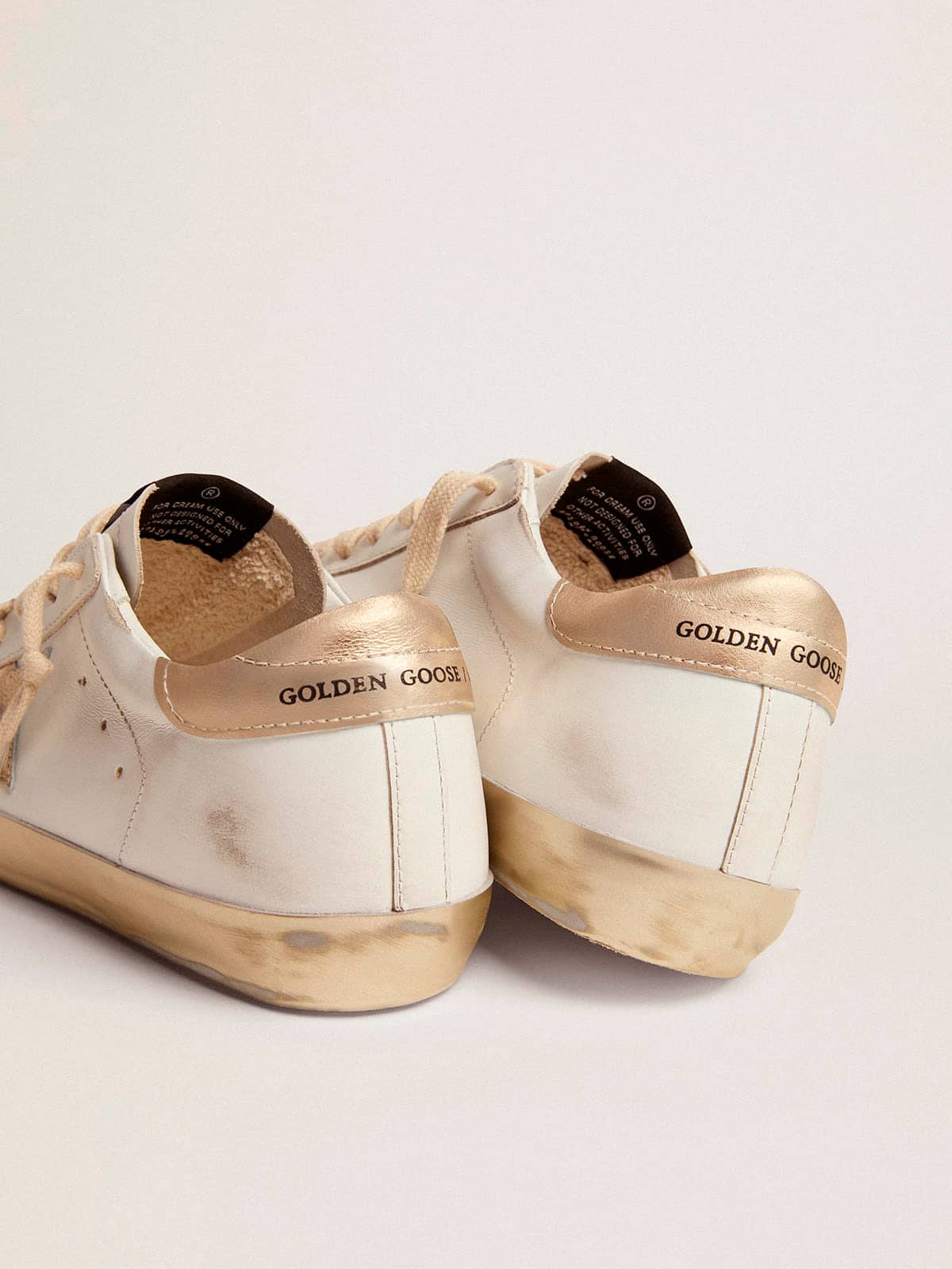 Women’s Super-Star sneakers with gold foxing | Golden Goose - Golden Goose Women