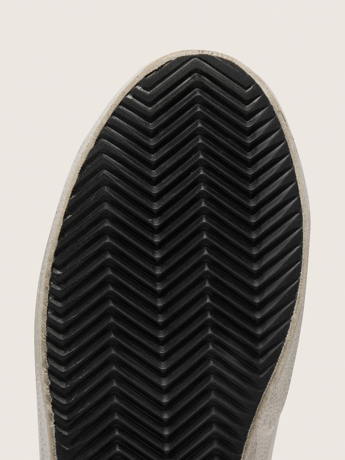 Women's Super-Star with white suede star and black croc-print leather heel tab - Golden Goose Women